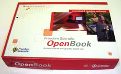 Photo of an OpenBook software box